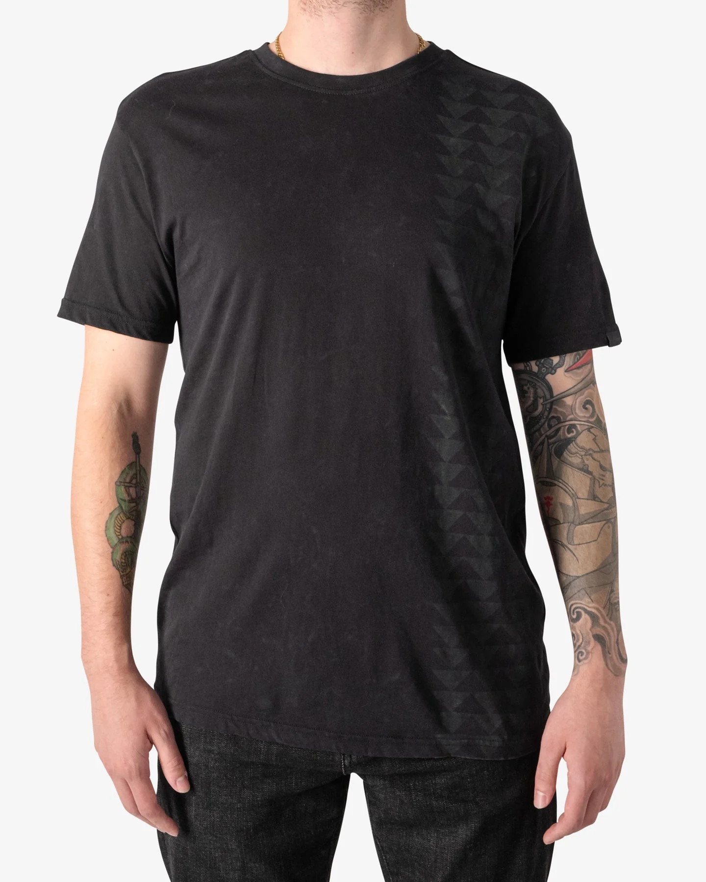 Nakoa Tee - Black Wolf • Organic Cotton - Image 6